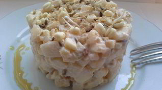 Рецепт Тартара с грушей и яблоком