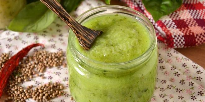 Рецепт Соуса Ткемали из зеленой сливы для шашлыка