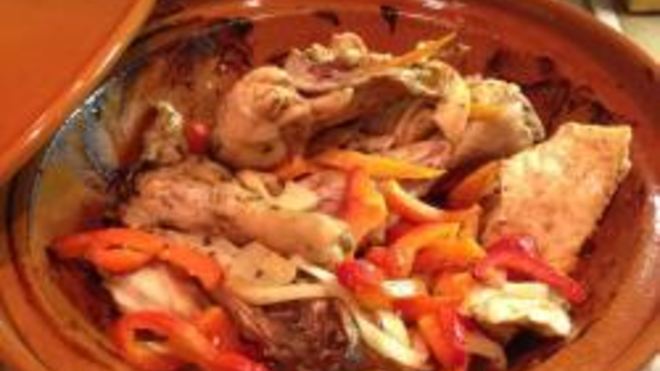 Рецепт тажина из курицы с ткемали