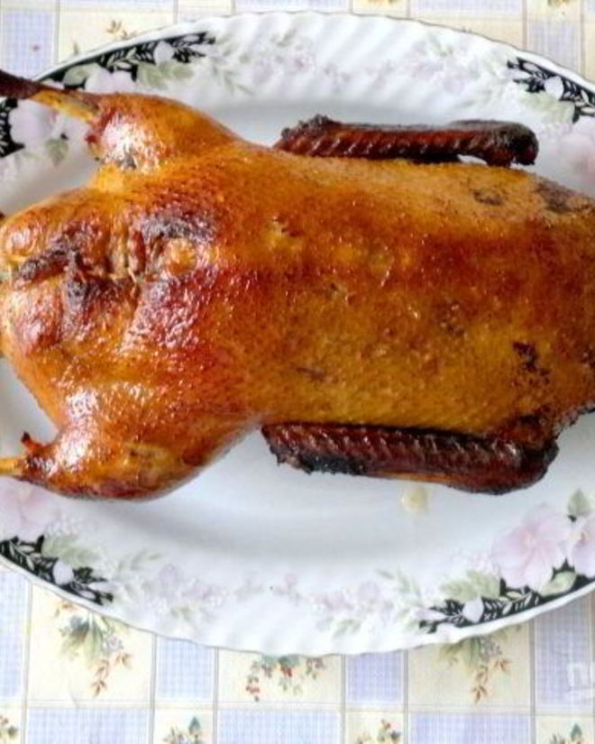 Рецепт утки в соусе ткемали с медом