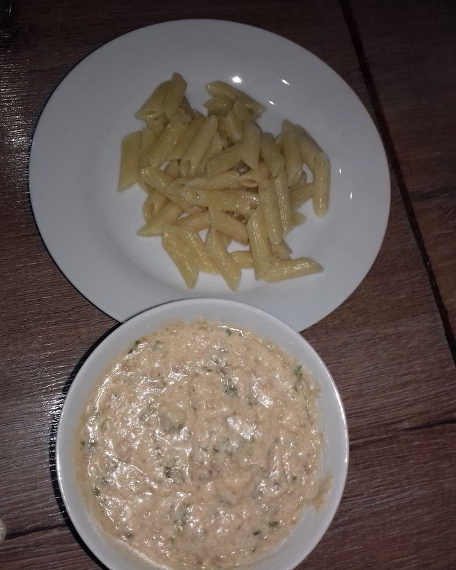 Рецепт сырного сливочного соуса для пасты