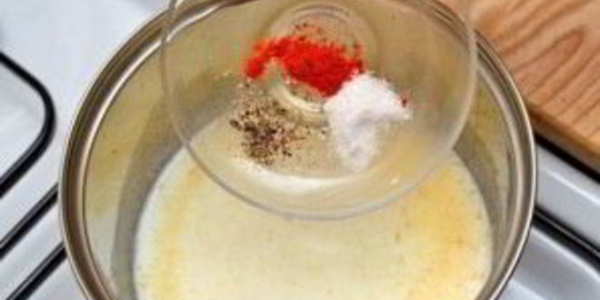 Рецепт молочно-сырного соус