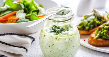 Рецепт Сырного соуса с зеленью