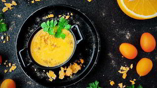 Рецепт Заварного сырного соуса с апельсинами