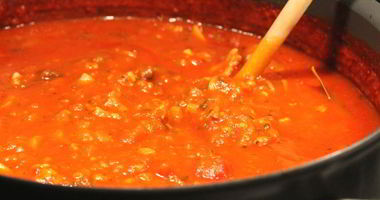 Рецепт Томатна-мясного соус