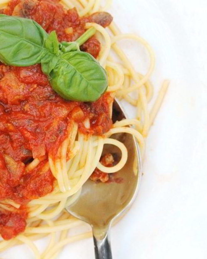 Рецепт томатна-мясного соус