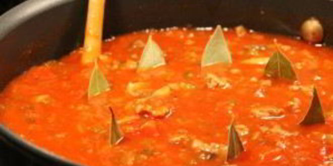 Рецепт томатна-мясного соус