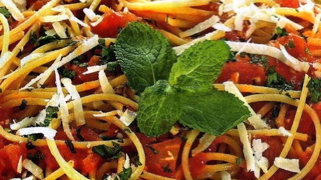 Рецепт томатна-мятного соус