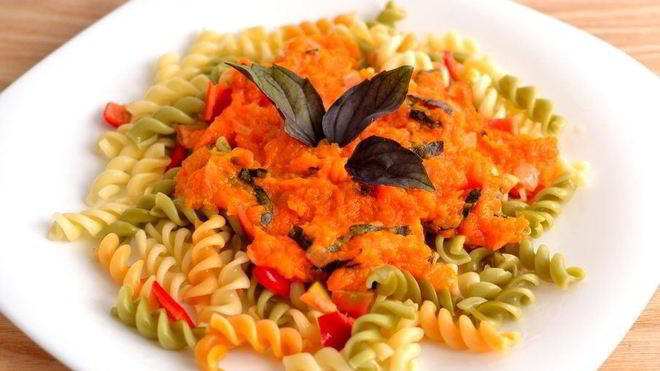 Рецепт тыквенного соуса к макаронам