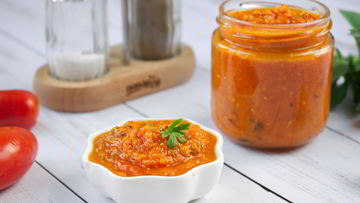 Рецепт Зимнего соуса из запеченных помидоров