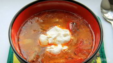 Рецепт Борща без свеклы