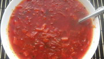 Рецепт Борща Диетического вегетарианского