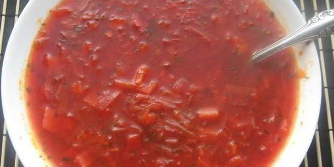 Рецепт Борща Диетического вегетарианского