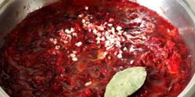 Рецепт борща из телятины