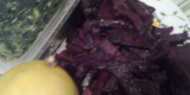 Рецепт борща из запеченной свеклы