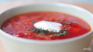 Рецепт Борща классического домашнего