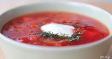 Рецепт Борща классического домашнего