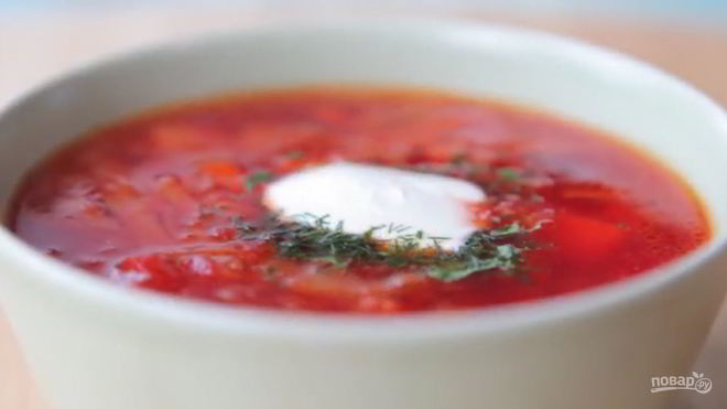 Рецепт борща классического домашнего