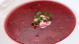 Рецепт Борща нежирного на курином бульоне