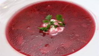 Рецепт Борща нежирного на курином бульоне