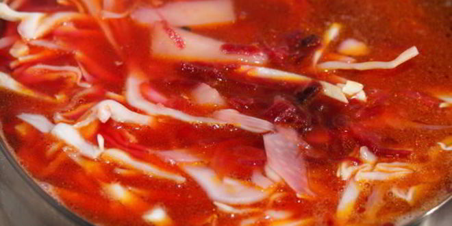 Рецепт борща с черносливом