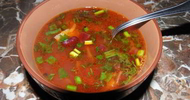 Рецепт Борща с консервированной фасолью