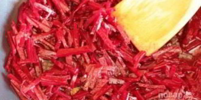 Рецепт борща с курицей и свеклой