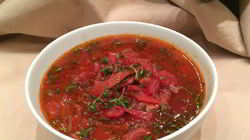 Рецепт Борща с уткой и грибами