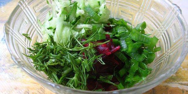 Рецепт холодного литовского борща