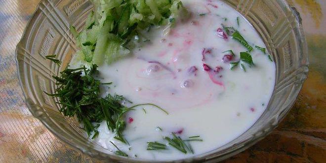 Рецепт холодного литовского борща