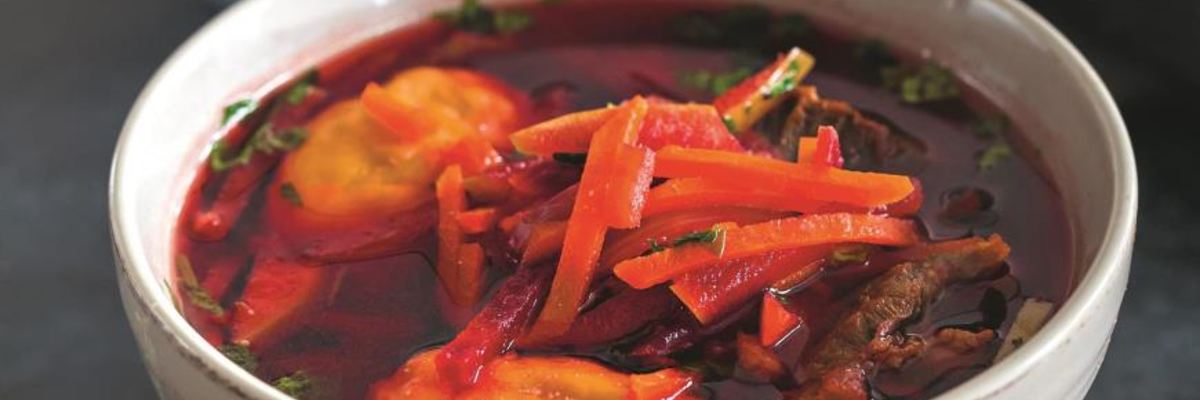 Рецепт Литовского борща с колдунай