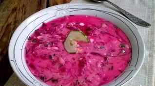 Рецепт Литовского холодного борща