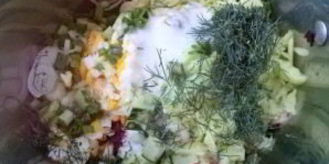 Рецепт литовского холодного борща