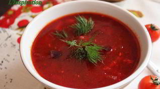 Рецепт Постного борща с фасолью