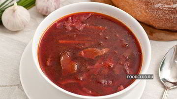 Рецепт Постного борща с грибами