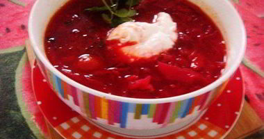 Рецепт Постного борща с коньяком