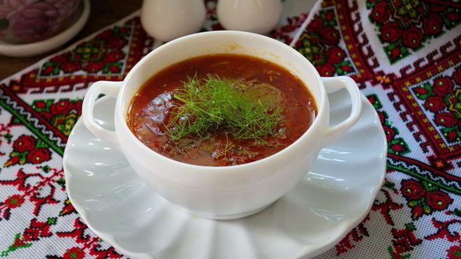 Рецепт постного борща