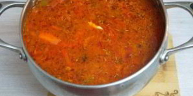 Рецепт постного борща