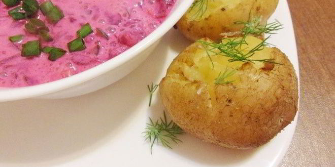 Рецепт шалтибарщая — холодного борща по-литовски