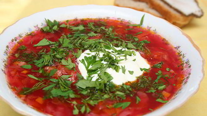 Рецепт украинского борща