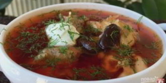 Рецепт вкусного борща