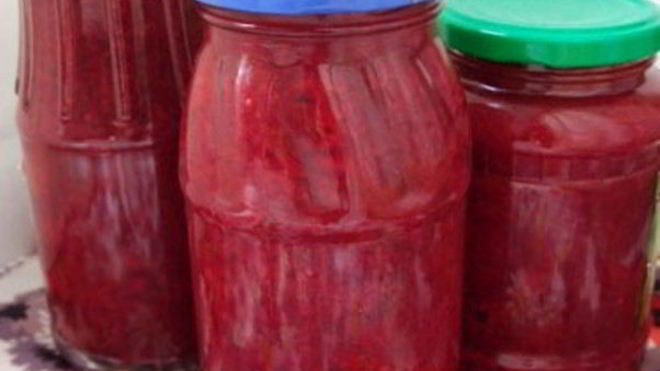 Рецепт заправки для борща из свеклы на зиму