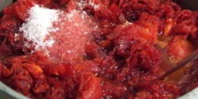 Рецепт заправки для борща из свеклы на зиму