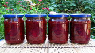 Рецепт Заправки для борща на зиму с яблоками и болгарским перцем