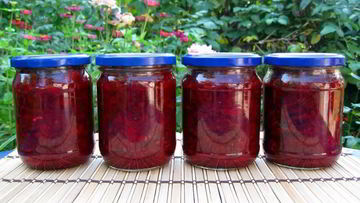 Рецепт Заправки для борща на зиму с яблоками и болгарским перцем