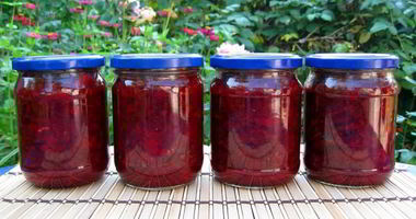 Рецепт Заправки для борща на зиму с яблоками и болгарским перцем