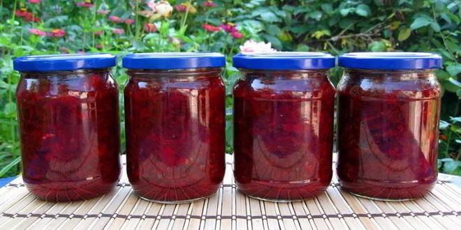 Рецепт Заправки для борща на зиму с яблоками и болгарским перцем