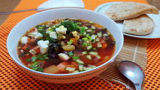 Рецепт Зеленого борща без щавеля