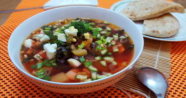 Рецепт Зеленого борща без щавеля