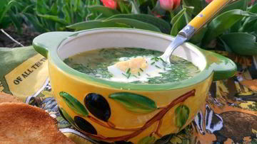 Рецепт Зеленого борща на новый лад